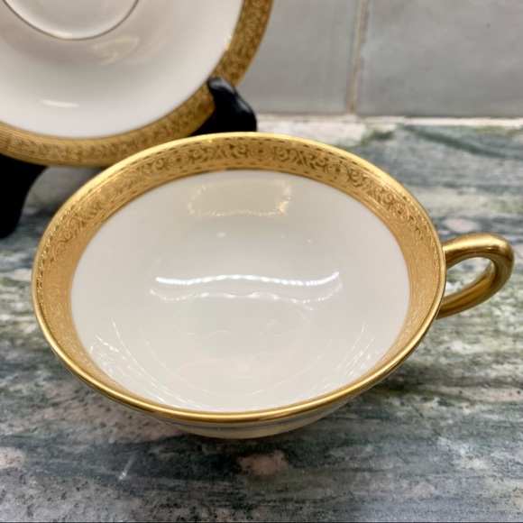 Lenox Stanford China Footed Cup and Saucer, one set, vintage - Picture 10 of 11